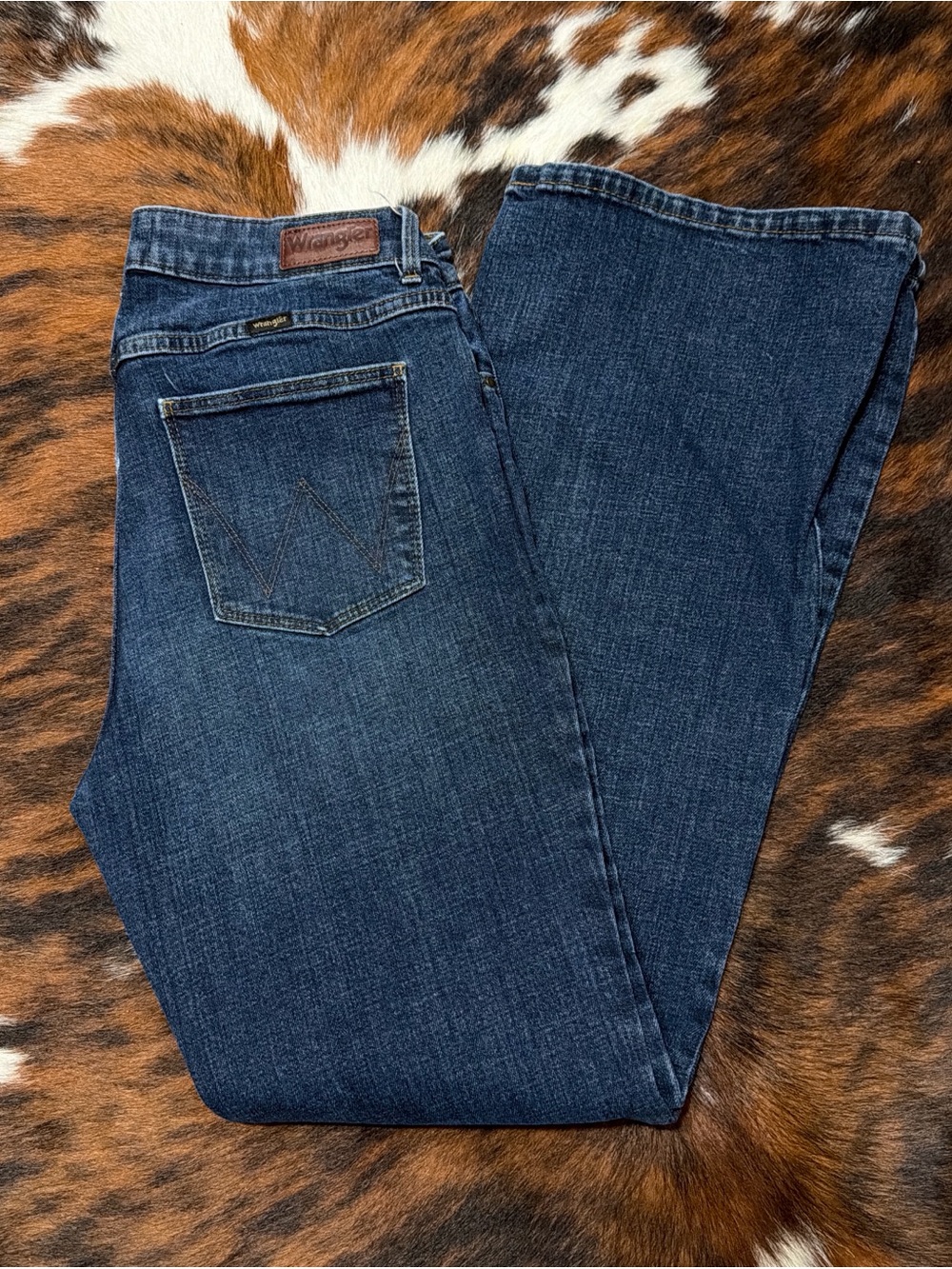 Wrangler Women's Dark Blue Bootcut Jeans